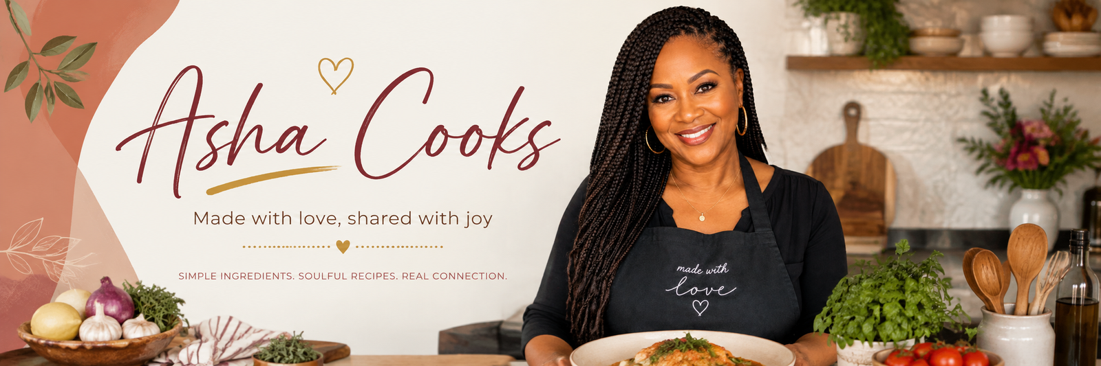 Asha Cooks food blog banner
