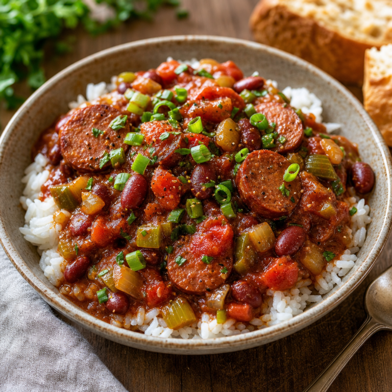 Smoky Red Beans and Sausage Skillet